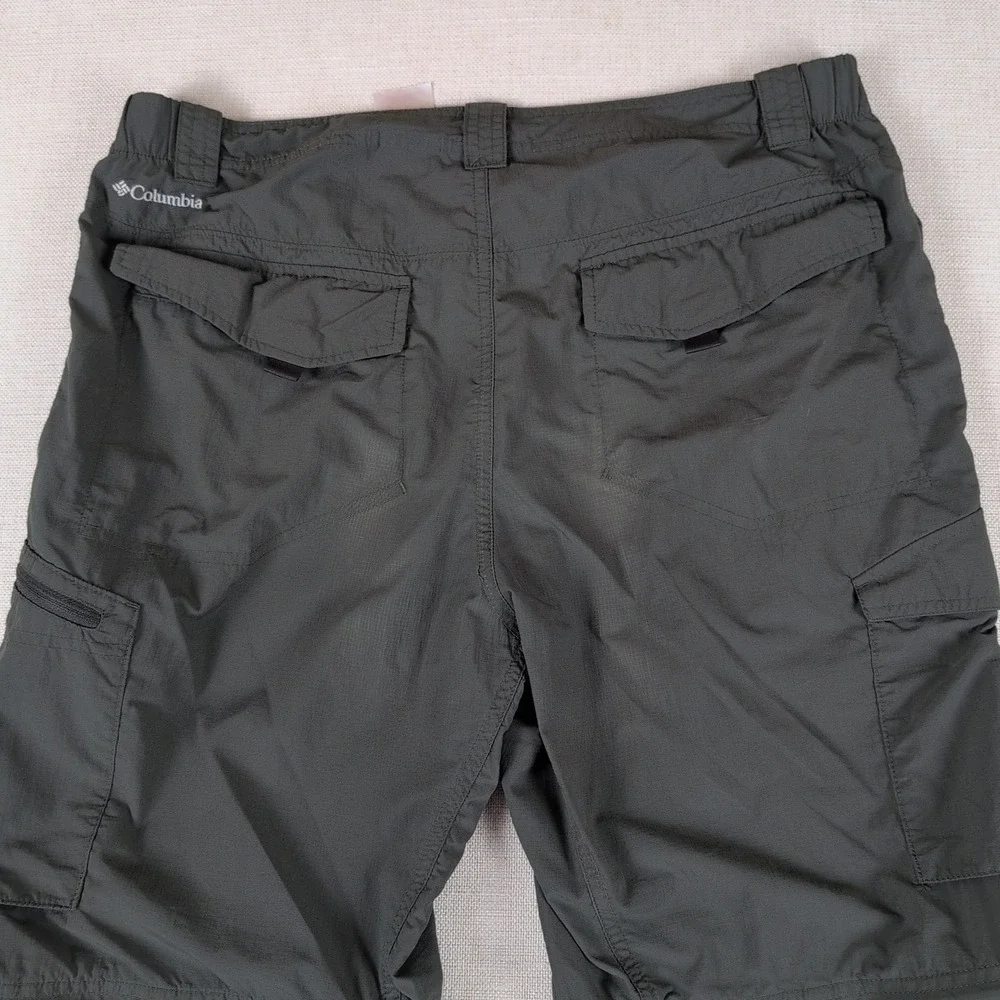 Columbia Silver Ridge Convertible Cargo Pants Mens 36x34 Gray AM8004 UPF 50